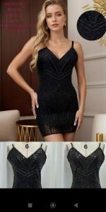 Vestido Strass Bh1154#/ Vestido Angela Corto