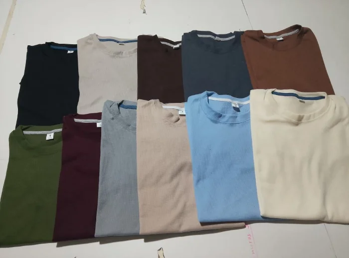 Remeras Wafle Hombre