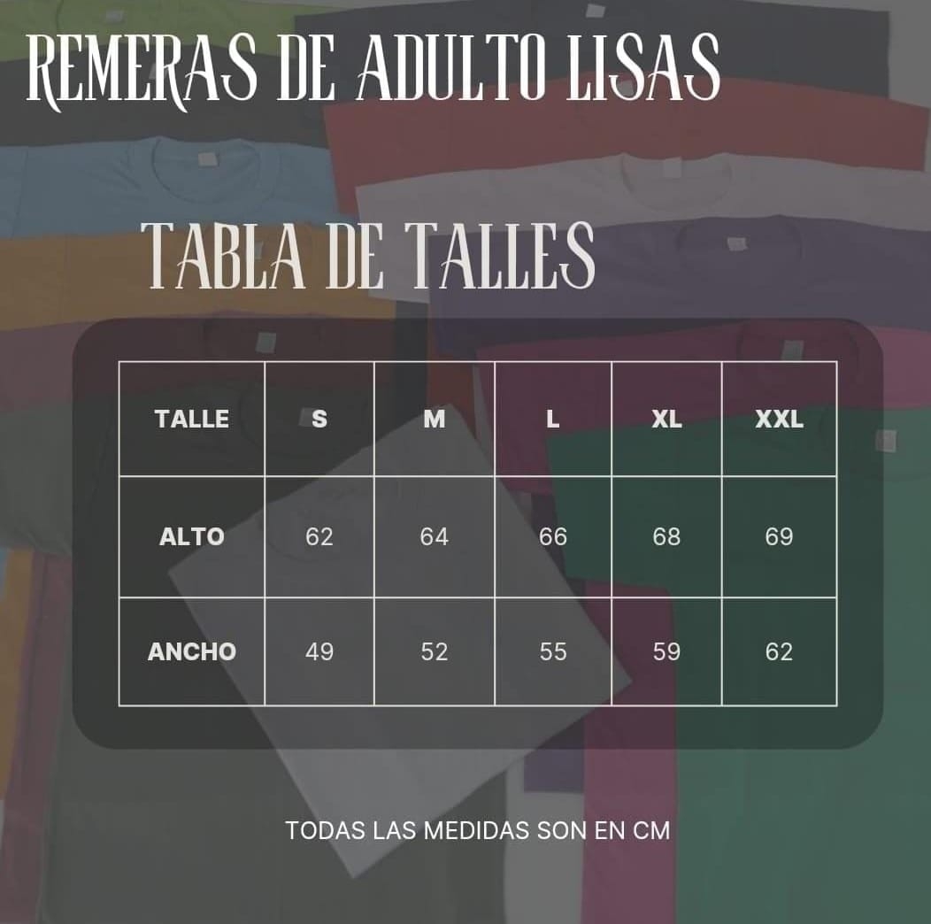 Remeras Lisas Talles Especiales - Imagen 6
