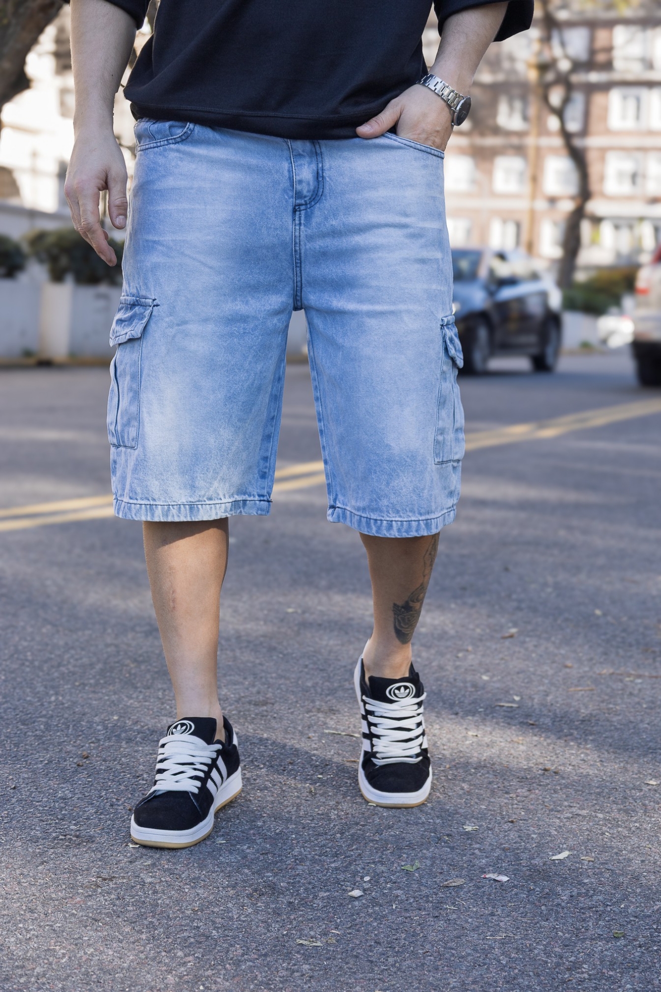 Bermudas Baggy Cargo - Imagen 2