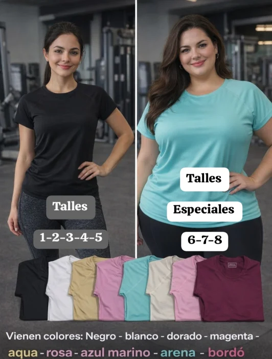 Remeras Deportivas para Mujer