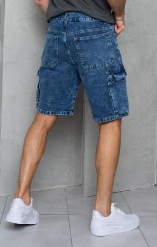 Bermudas Jeans Cargo C Fuelle Talles Especiales - Miniatura 2