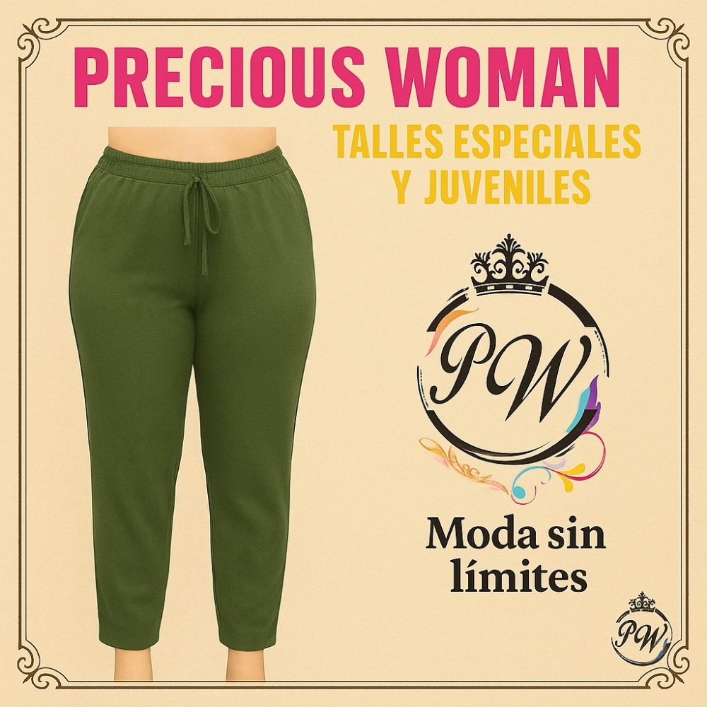 Pantalón Modal Viscosa Semi Recto - Imagen 2