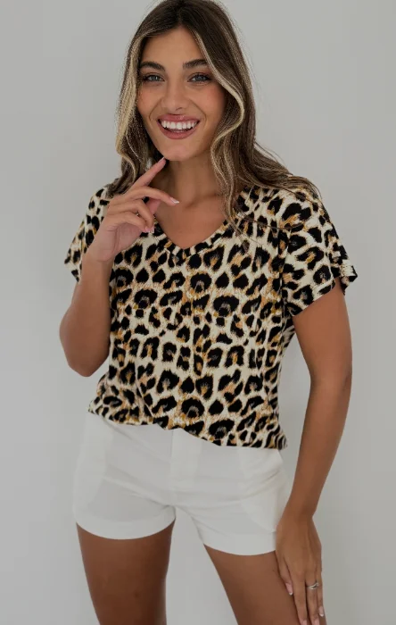 Remeron Animal Print  de Modal Viscosa ( Camelia