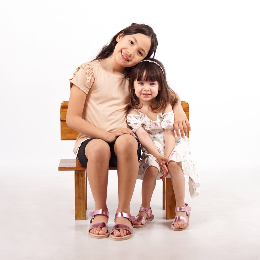 Sandalias Roma  Infantiles Niñas Nenas Lisas Abiertas  Roma Clásicas Modernas Cómodas - Imagen 7