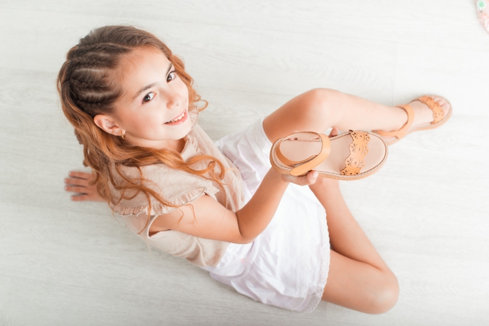 Sandalias Pia Niñas Infantiles Modernas Cómodas Livianas Tendencia Velcro - Imagen 8