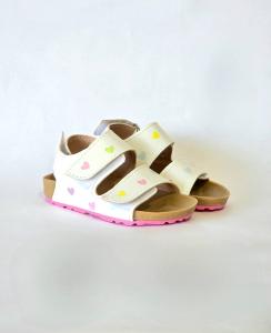 Calzados Sandalias Cata Corazones Niñas Infantiles Moda Actual Cómodas Livianas - Miniatura 5
