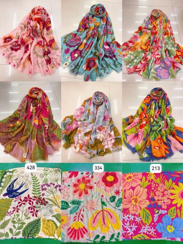 Pashmina Lanilla Estampada - Miniatura 2