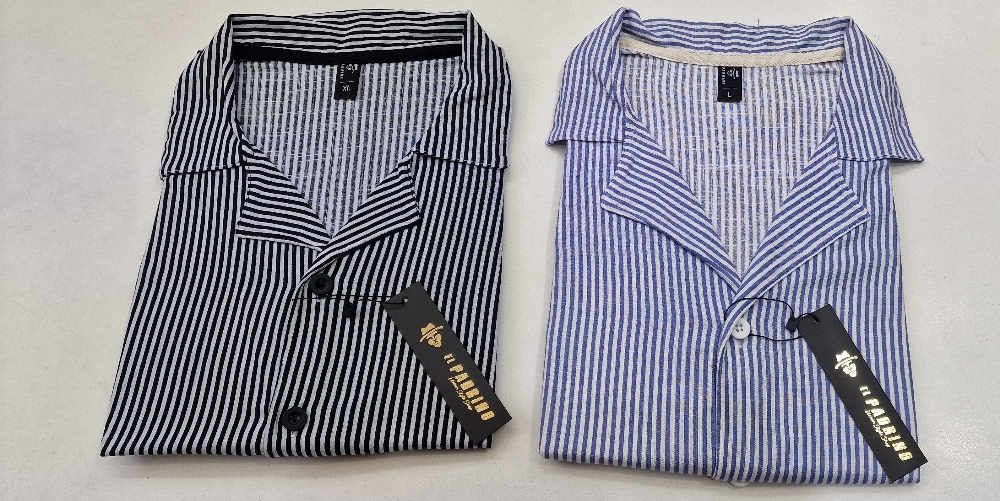 Camisa Lino Overzise Lino Rayado - Imagen 3
