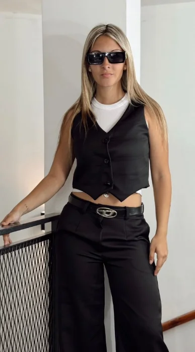 Conjunto Palazo+ Chaleco