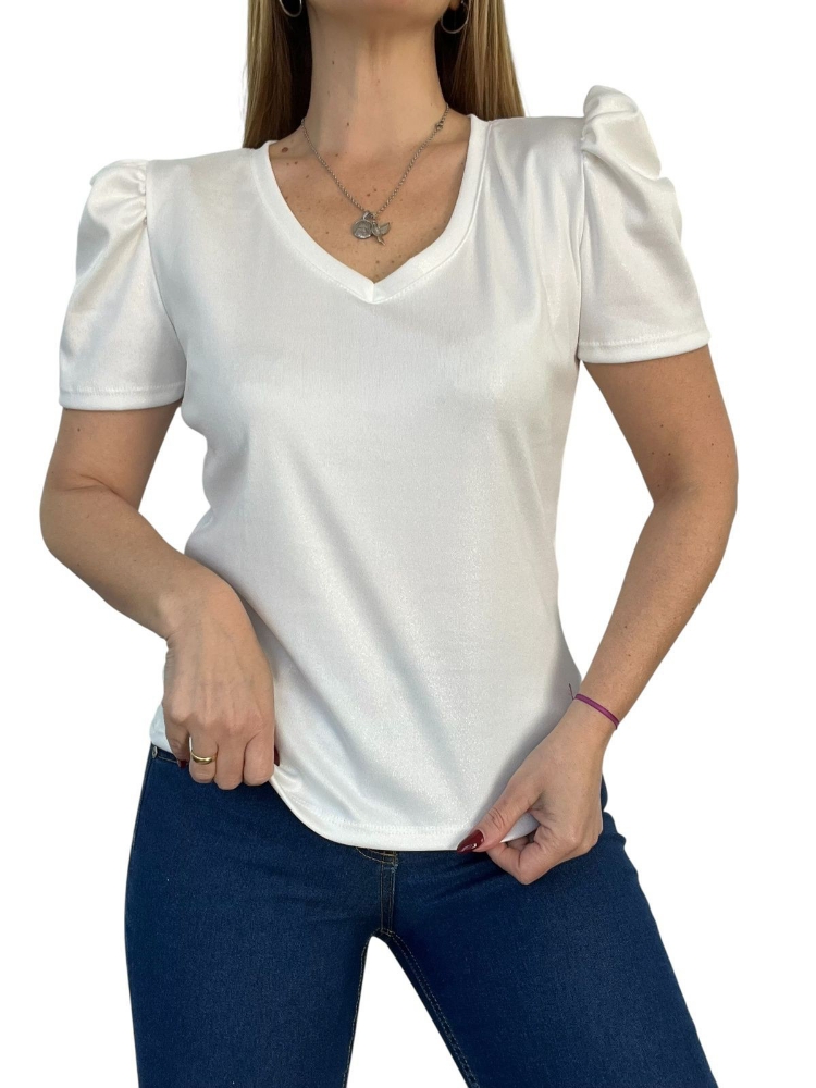Remeras Manga Princesa de Microrib   Foil - Imagen 2