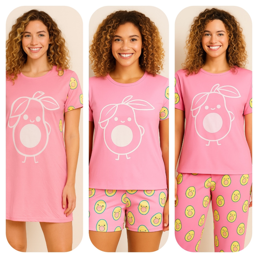Set Pijamas Cuatro Piezas - Imagen 2