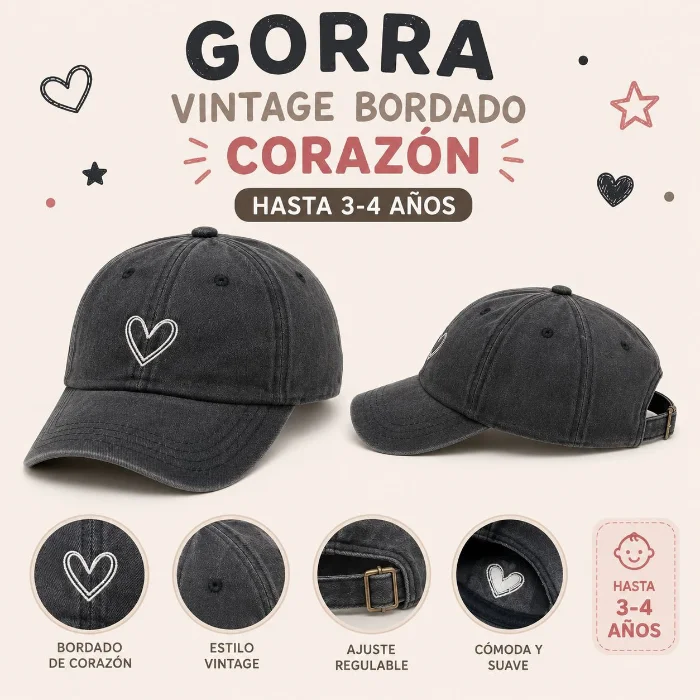 Vintage Corazón de Niñas