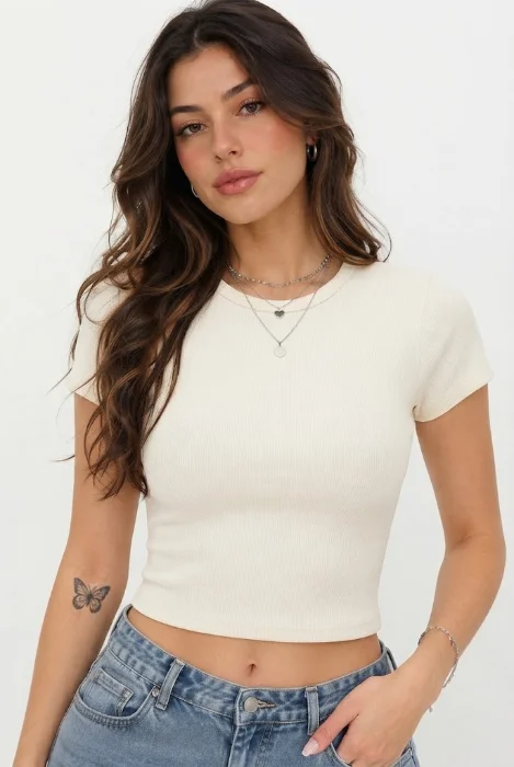 Remera Top Crop Aria