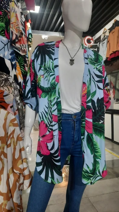 Kimono Estampado Fibrana