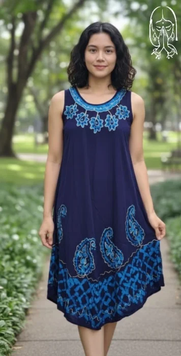 Vestido Indu Bordada