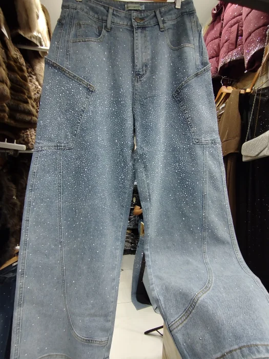 Jeans Baggy Full Brillo