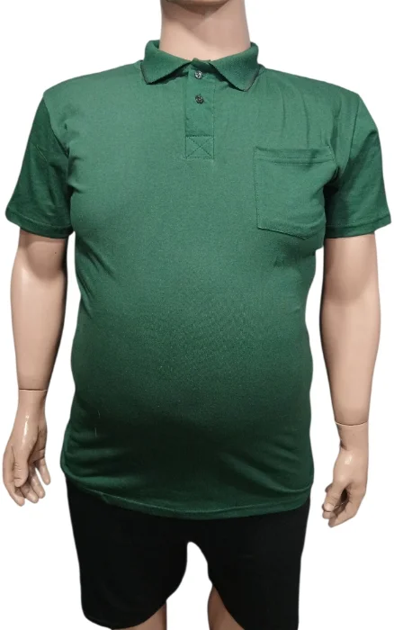 Chomba Lisa/remera con Cuello/ Algodón