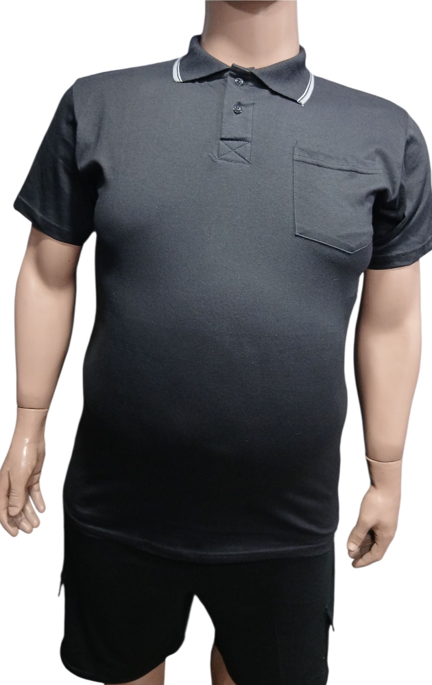 Chomba Lisa/remera con Cuello/ Algodón - Imagen 3