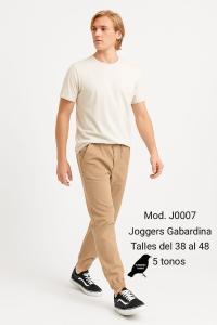 Joggers de Gabardina con Cordon y Elástico - Miniatura 2