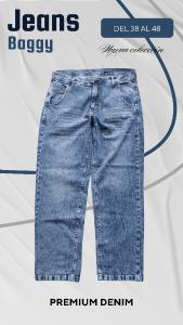 Pantalón Semi Baggy Azul - Miniatura 2