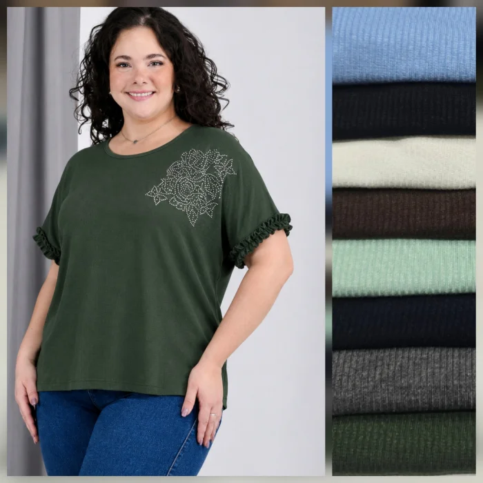 Remera con Brillos de Morley