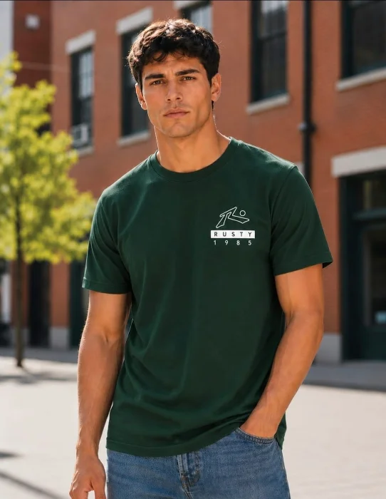 Remeras Rusty Algodón Peinado ( L  )