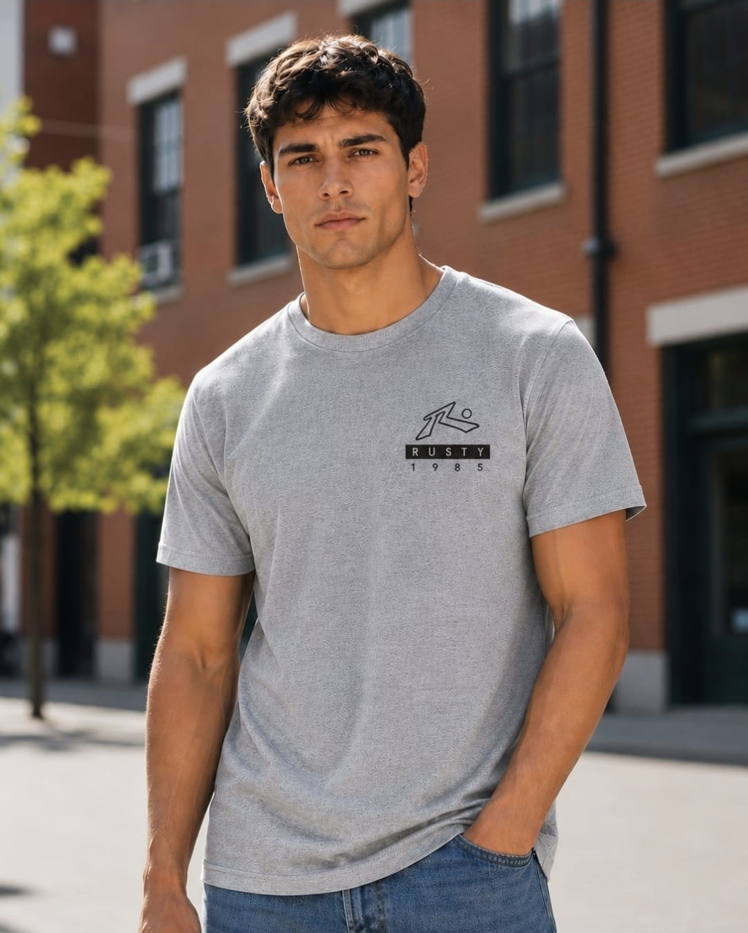 Remeras Rusty Algodón Peinado ( L  ) - Imagen 2