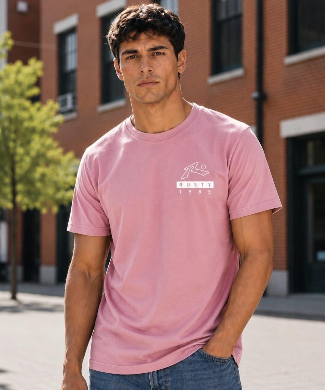 Remeras Rusty Algodón Peinado ( L  ) - Imagen 5