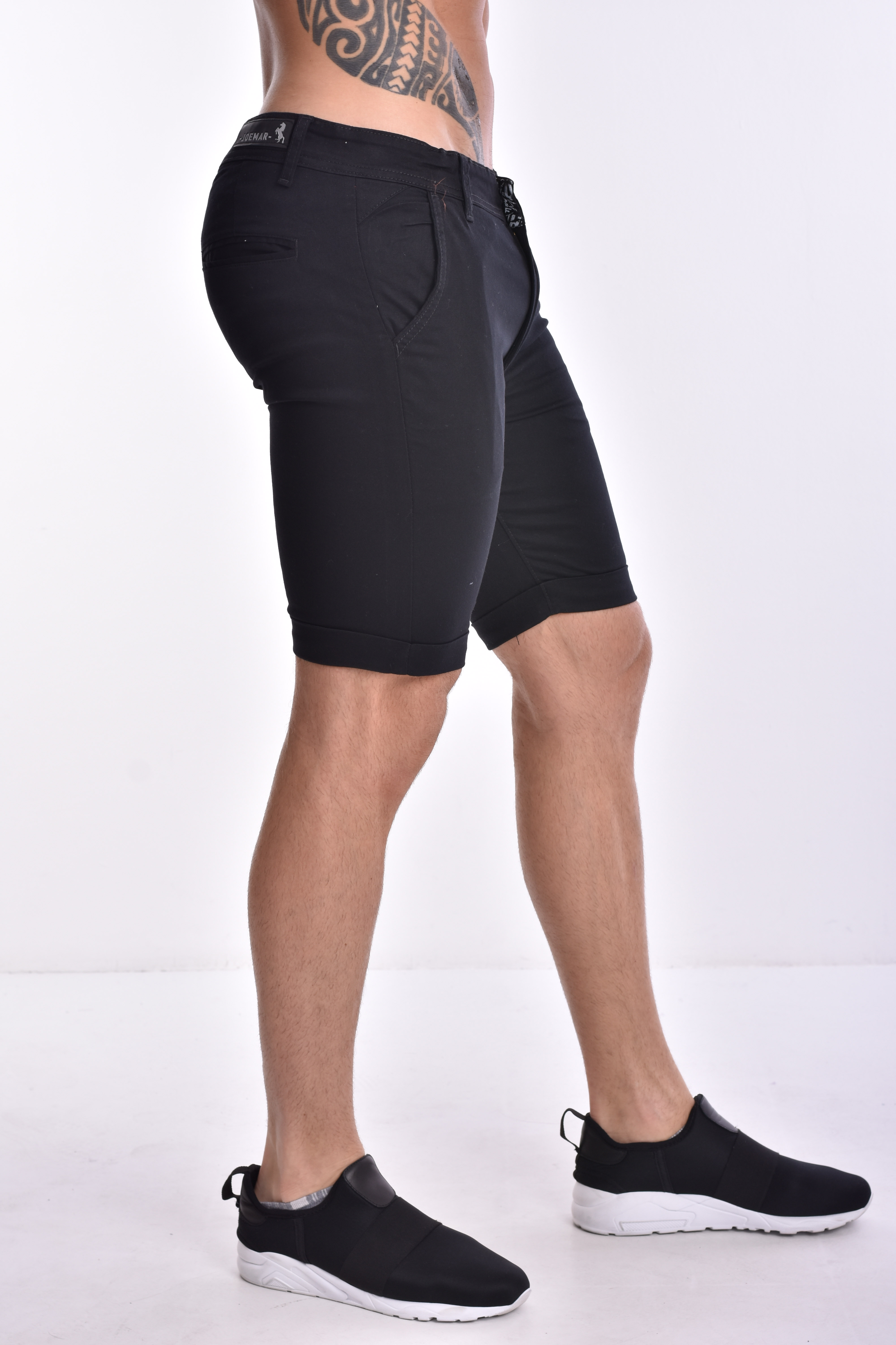 Bermuda Chupin Corte Chino de Gabardina Elastizada - _DSC1257.jpg