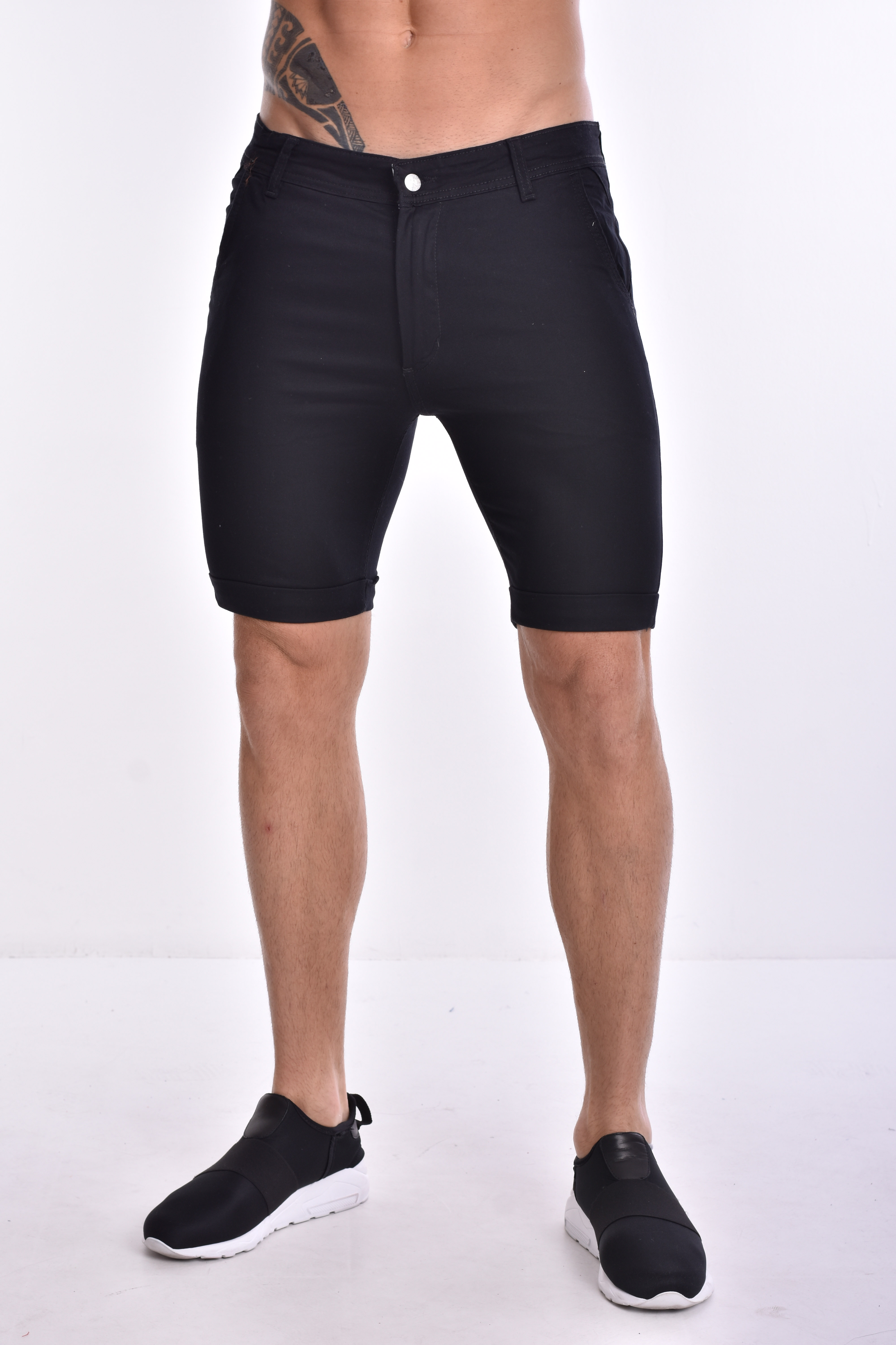 Bermuda Chupin Corte Chino de Gabardina Elastizada - _DSC1256.jpg