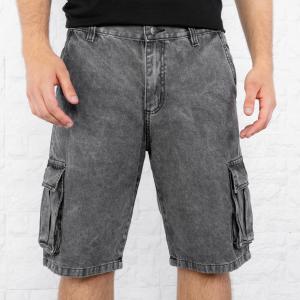 Jeans Baggy Gris Cargo B0235