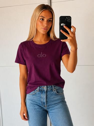 Remeras  Alo Bordado Algodón Peinado(c)