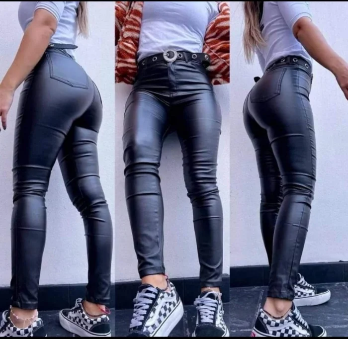 Pantalón Engomado Tiro Alto