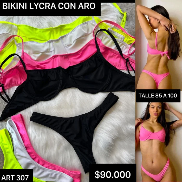 Bikini Lycra con Aro Art 307