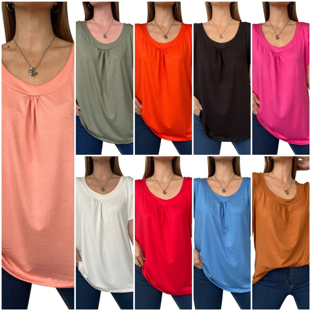 Remeras de Modal Viscosa con Frunce - Imagen 6