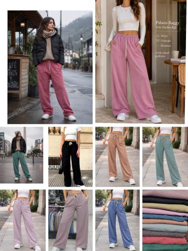 Pantalones Tipo Baggis  de Darlon Rib