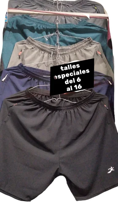 Short de Lycra Hombre Talles Especiales