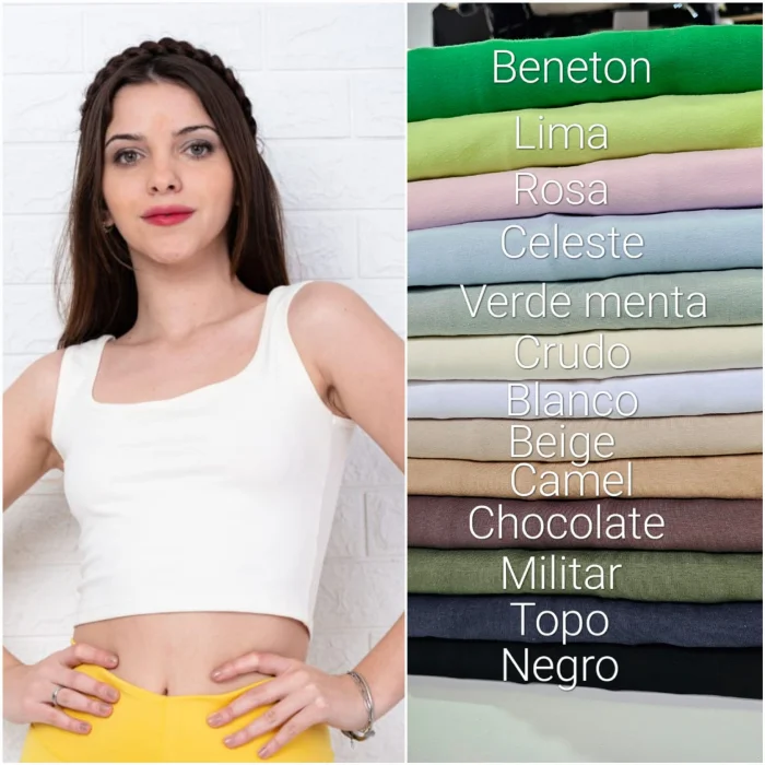Top de Algodon con Lycra