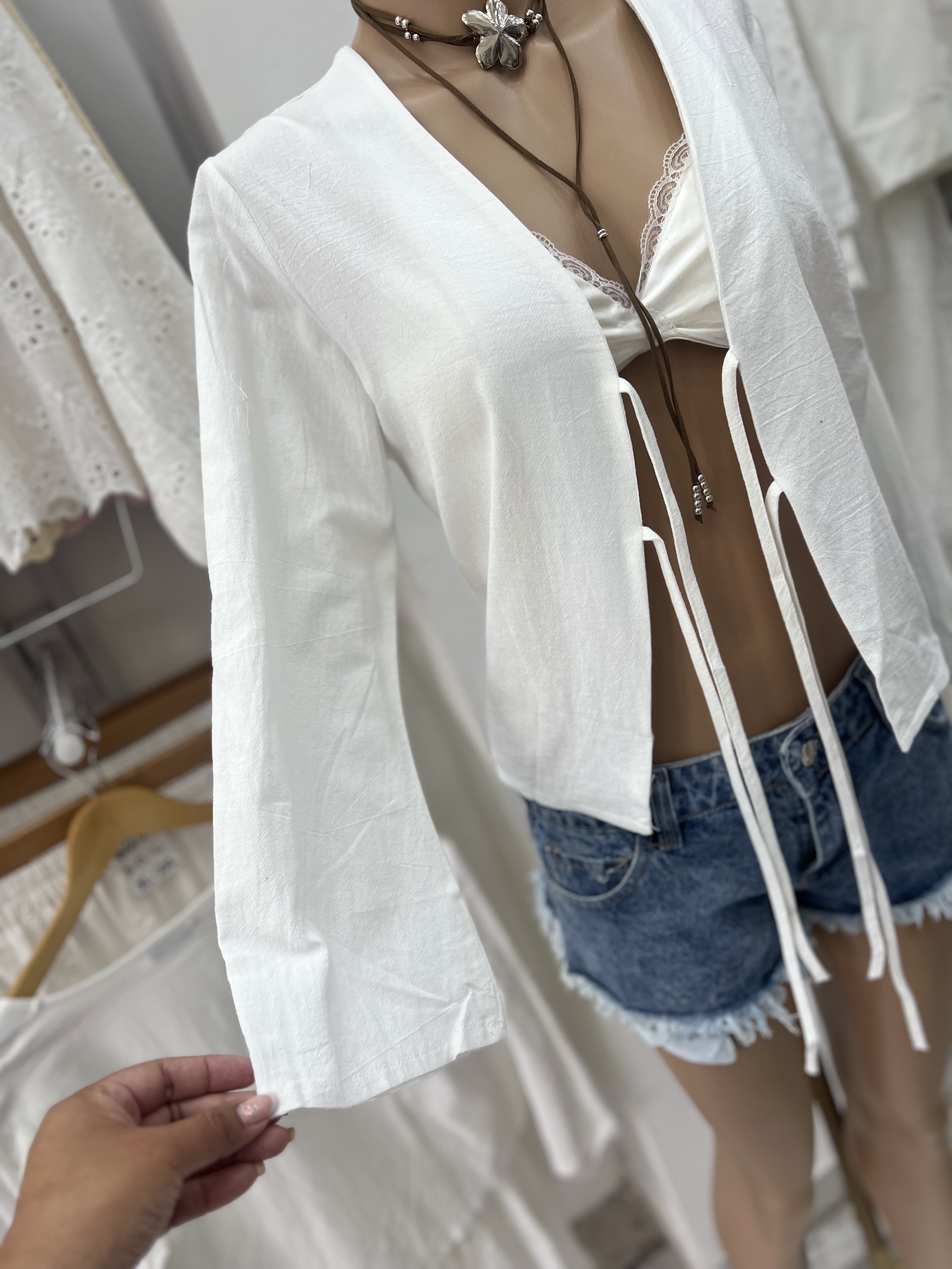 Blusa Oxford de Lino Importada - IMG_4651.jpeg