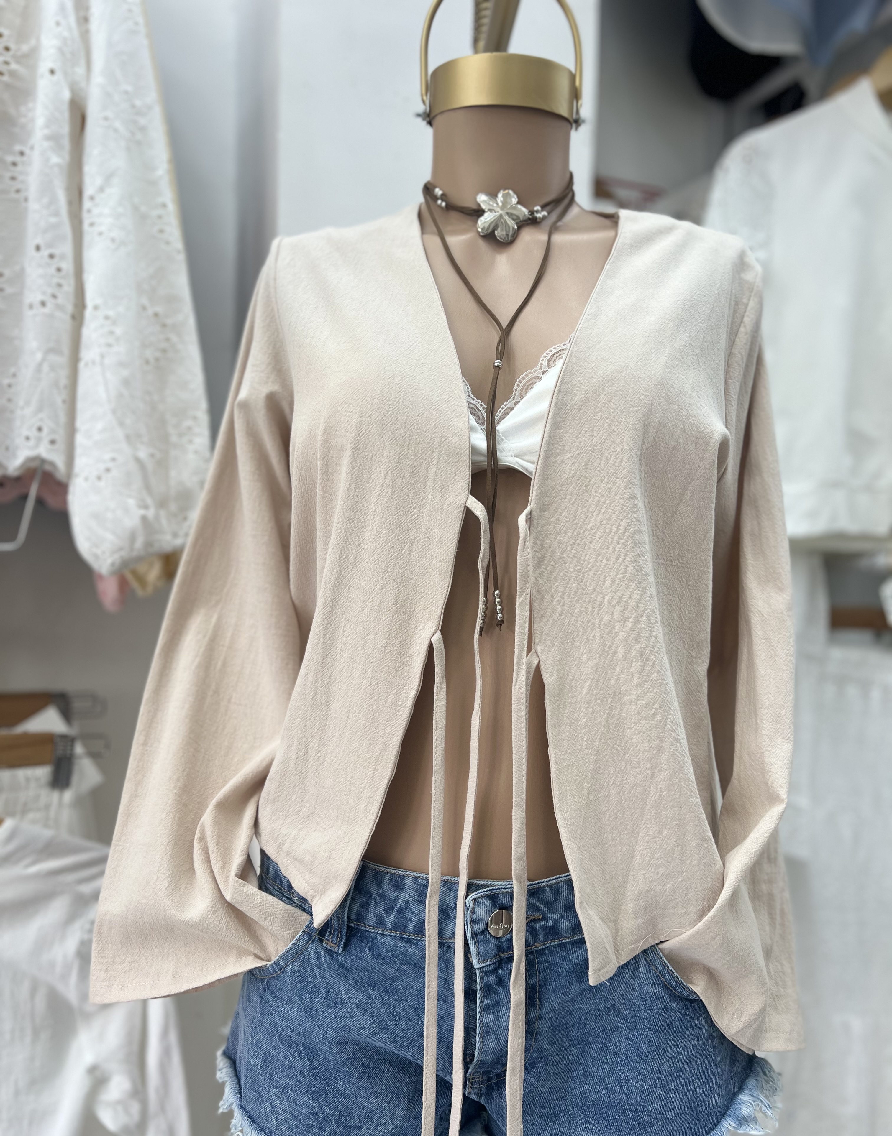 Blusa Oxford de Lino Importada - IMG_4645.jpeg
