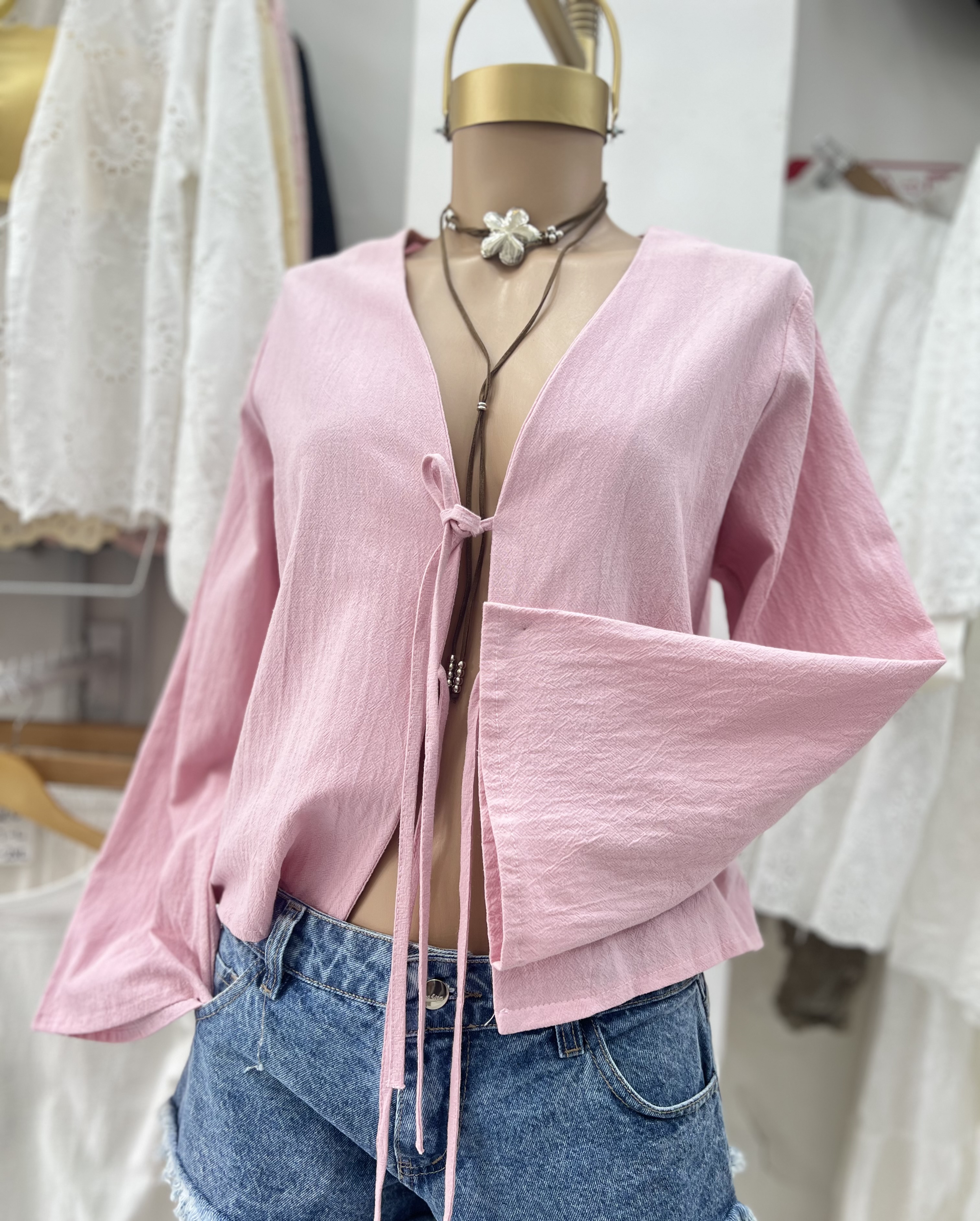 Blusa Oxford de Lino Importada - IMG_4644.jpeg
