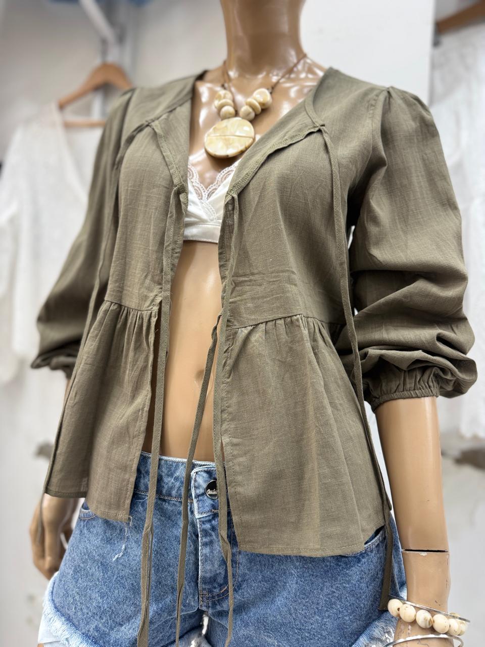 Blusa Volados de Lino Importada - 8b1e2d9e-f504-4339-a227-5f19dc7dc405.jpeg