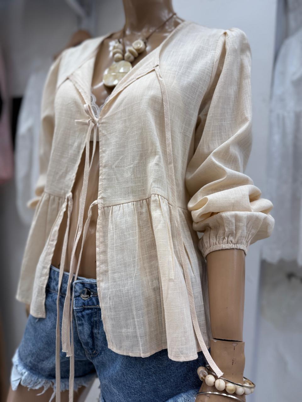 Blusa Volados de Lino Importada - 54733ea0-d49e-4a9d-a3a8-245876ef8611.jpeg