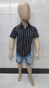 Camisas Elastizada Importado Rayada de Bebé con Cuello - Miniatura 2