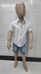 Camisas Elastizada Importado Rayada de Bebé con Cuello - Miniatura 3