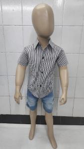 Camisas Elastizada Importado Rayada de Bebé con Cuello - Miniatura 4