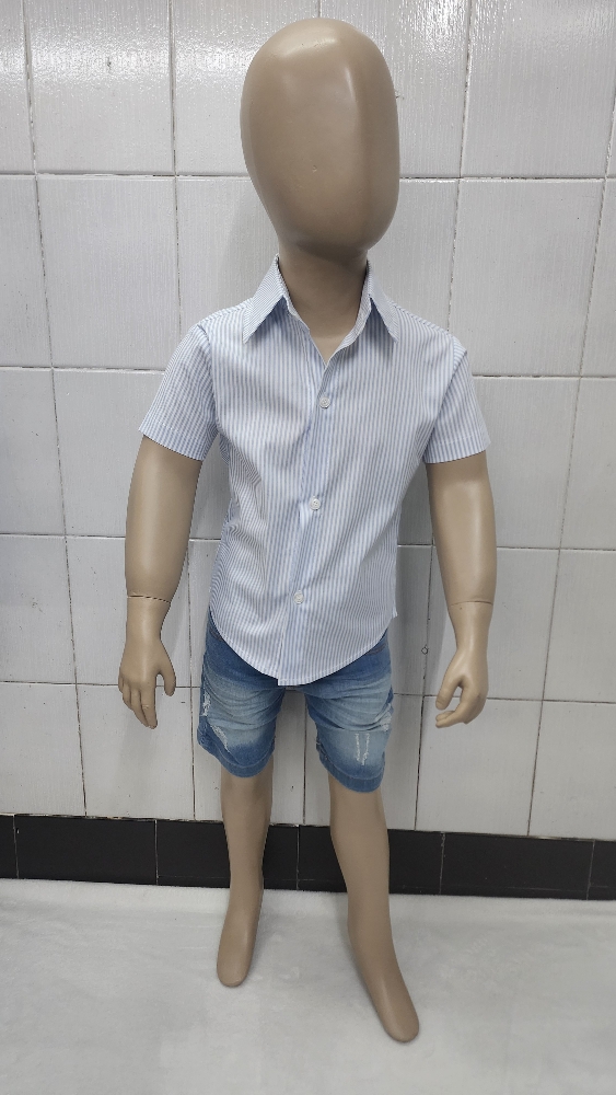 Camisas Elastizada Importado Rayada de Bebé con Cuello - Imagen 5