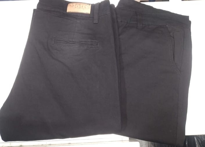 Corte Chino de Gabardina Hombre Pantalones - Imagen 5