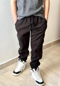 Pantalon Cargo  de Niños  en Tela Gabardina - Miniatura 3